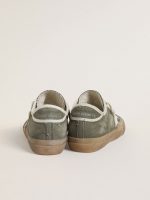 Women's Super-Star LTD in green canvas with white leather star - Image 5