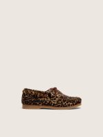 Junior Cruise loafer in leopard-print pony skin