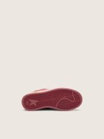 Ball Star Junior in red suede with white leather star and metallic silver heel tab - Image 5