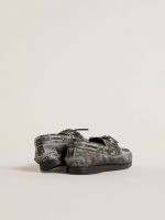 Young Cruise loafer in black distressed leather - Image 4