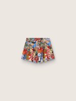 Girls' shorts with multicolor print - Image 2