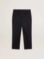 Boys' dark blue wool pants - Image 6