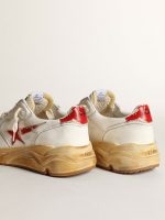 Men's Running Sole with leather star and heel tab with red print - Image 4