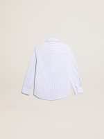 Boys' shirt with light blue stripes - Image 6