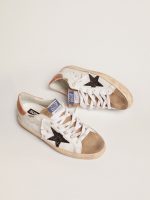 Women's Super-Star with black glitter star and pink heel tab - Image 2