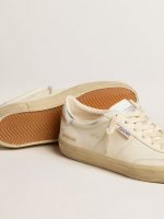 Soul Star in white nappa with metallic silver leather heel tab - Image 4