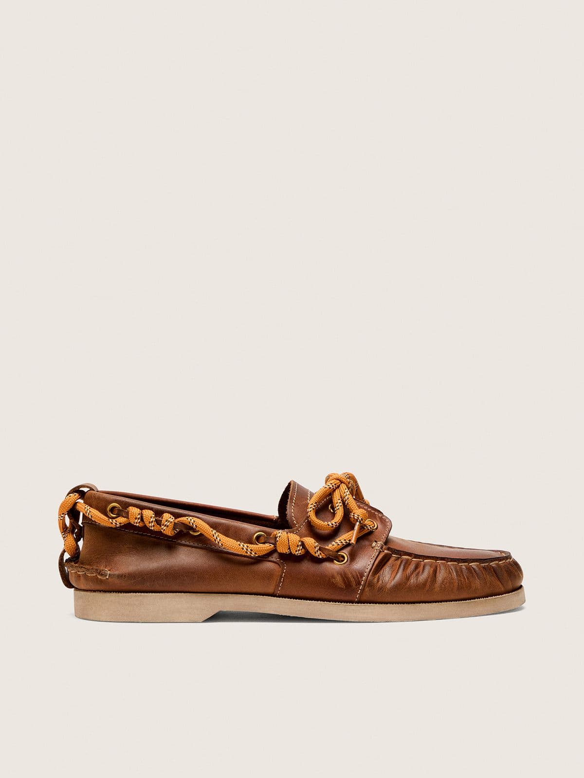 6f45f6a31c3d1aa6bd528db6be2c2a636105321ca4d08ff0150169c94976378f Men's Cruise loafer in tobacco-colored leather - Image 1