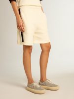 Women's Space-Star shoes in ice-gray suede with perforated star - Image 3