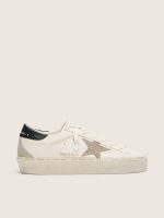 Hi Star with Swarovski crystal star and black leather heel tab