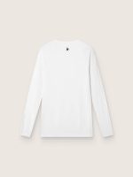 Men's white long-sleeve sports top - Image 2