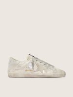 Super-Star in nubuck with Swarovski crystals and ice-gray suede star