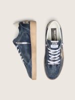 Men's Ball Star LTD in dark blue leather with beige suede star - Image 3