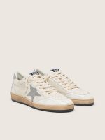 White Ball Star with a Swarovski crystal star and heel tab - Image 2
