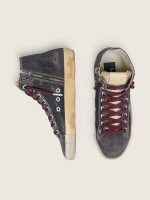 Women's Francy LAB in black suede with black star and black Swarovski - Image 3