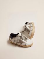 Junior Super-Star with gray suede star and blue heel tab - Image 2