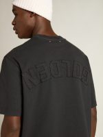 T-shirt in washed black with reverse logo on the back - Jersey Capsule - Image 5