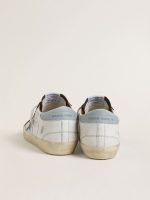 Women's LTD Super-Star with light blue suede star and light blue canvas heel tab - Image 4