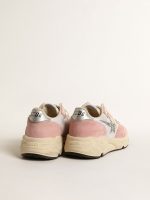 Women's Running Sole in gray mesh and suede with silver glitter star - Image 5