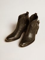 Patty ankle boots in black leather - Image 2