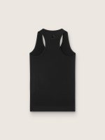 Women's black sports tank top - Image 2
