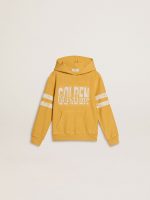 Kids' yellow sweatshirt with vintage print