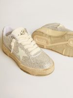 Forty2 in white leather and Swarovski crystals with white TPU star - Image 4