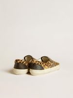 Women's VCE Penstar in leopard-print pony skin with black leather heel tab - Image 5