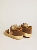 Women's Super-Star in suede with leather star and pony skin heel tab - Image 4