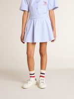 Girls' skirt with light blue stripes - Image 2