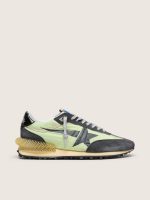 Women's Marathon with green nylon upper and black star