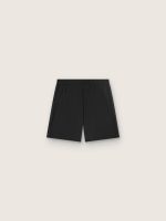 Men's black double-layer sports shorts - Image 2