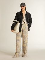 Women's multicolor joggers with floral print - Image 3