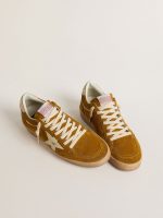 Women's Ball Star in suede with beige leather star and pony skin heel tab - Image 2