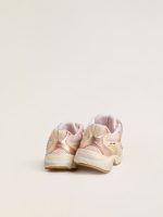 Junior Lightstar in pink leather and mesh with pink leather star - Image 4