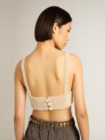 Women's string of pearls top - Image 4