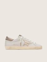 Super-Star with crackle leather star and metallic foiled leather heel tab
