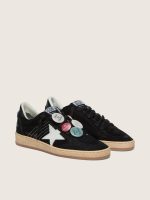 Men's Ball Star LTD in black suede with Skins - Image 2