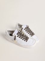 Dark gray Lurex laces with contrasting gold stars - Image 3