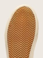 Slide in beige with pink metallic leather star and flash - Image 5