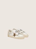 Junior Old School in nappa with leopard-print pony skin star and leather inserts - Image 2