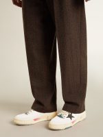 Men's Forty2 with black star and silver foiled leather heel tab - Image 3