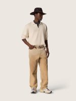 Men's polo shirt in white cotton - Image 7