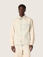 Men's work jacket in light sand-colored denim - Image 5