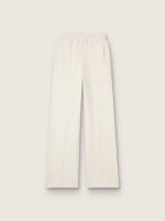 Women's white cotton joggers