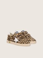 Young Ball Star in leopard-print pony skin with white leather star and heel tab - Image 2