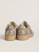 Women's Ball Star LTD in suede with metallic leather star and zebra pony skin heel tab - Image 4