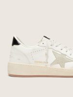 Ball Star with ice-gray suede star and glossy black leather heel tab - Image 5