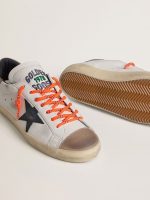 Men's Super-Star LTD in leather with black leather star and beige leather heel tab - Image 3