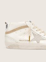 Mid Star with star and heel tab in suede with Swarovski crystals - Image 4