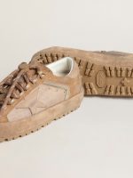 Men's Super-Star Ski in Dolmias and caramel suede with marble nubuck star and heel tab - Image 3